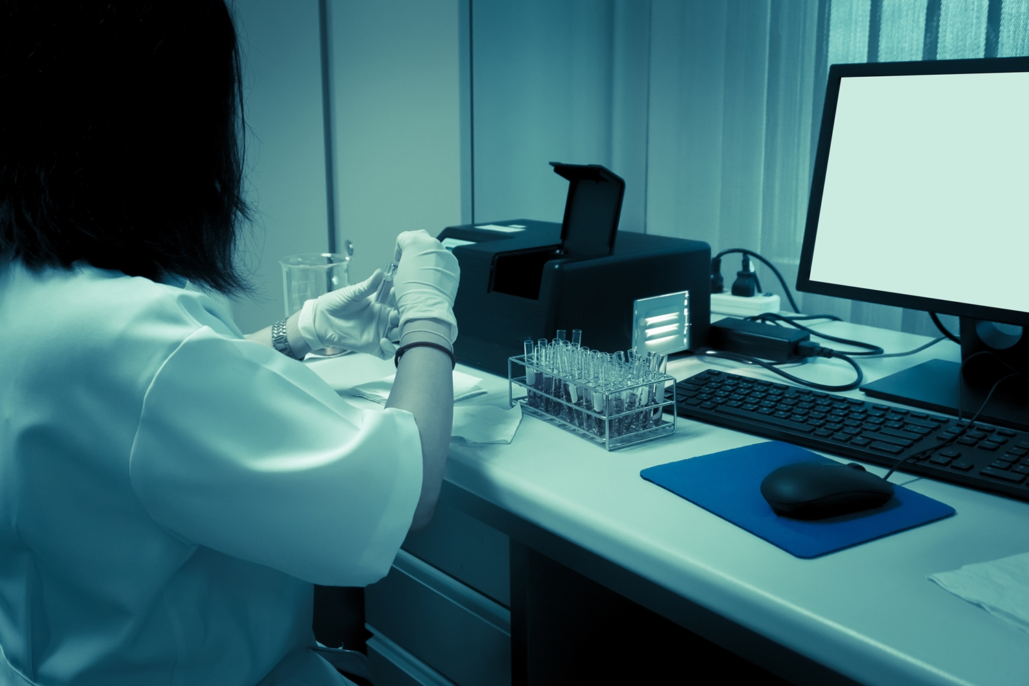 Klinik laboratuvar çalışma ortamı